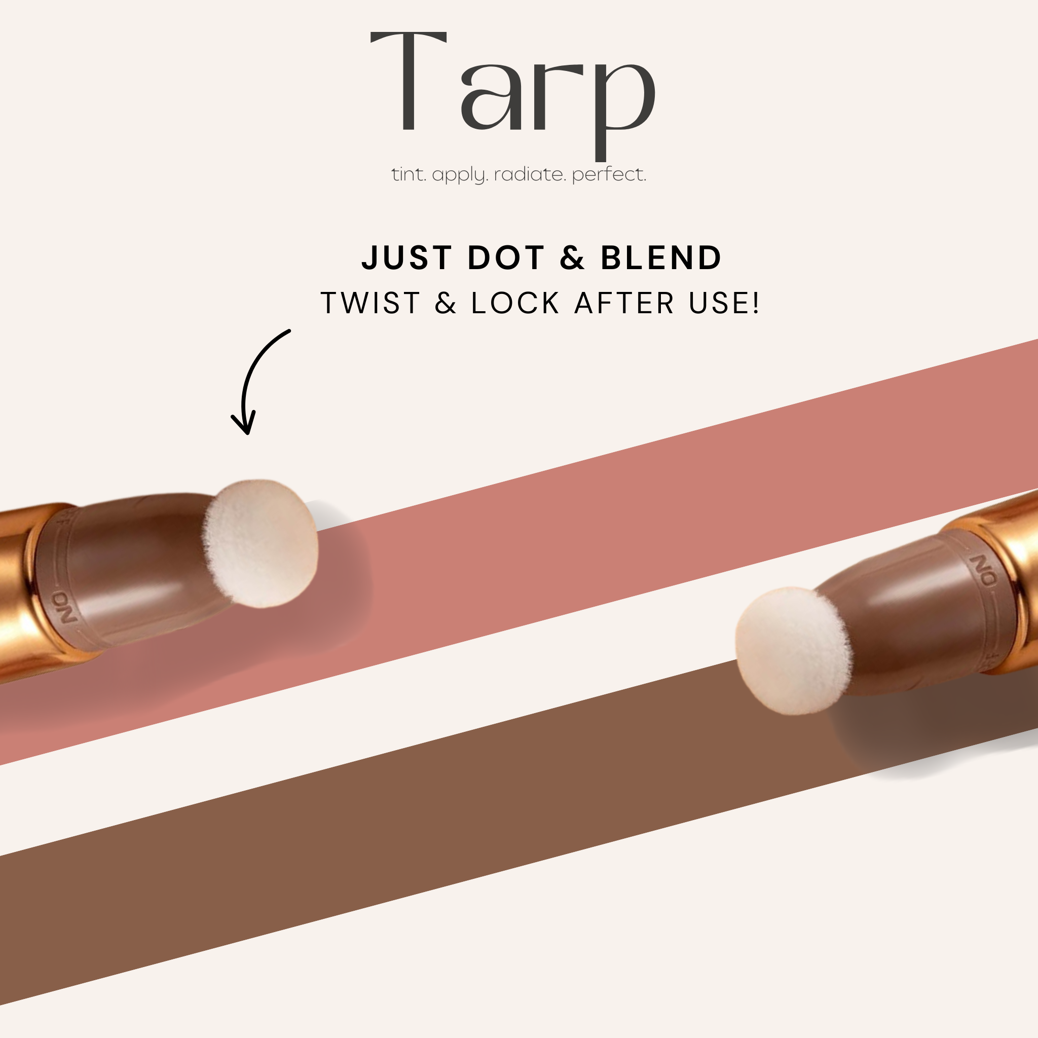 Contour Beauty Wand & Blush Beauty Wand Duo | Tarp Cosmetics